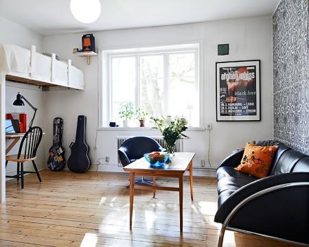 pequeño estudio de 33 m² con cama elevada fotos decoración lofts y pisos pequeños diseños interiores de casas diseño de interiores fotos diseño de interiores de pisos pequeños diseño de interiores decorar casa decoración de pisos pequeños decoración de interiores decoración de estudios camas elevadas pisos pequeños blogs de interiorismo blogs de decoración vintage blogs de decoración sueca blogs de decoración estilo nórdico 