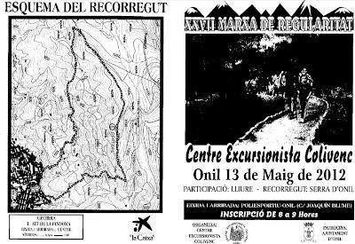 Onil. XXVII Marxa de Regularitat Onil 2012