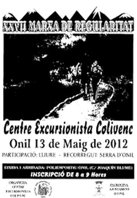 Onil. XXVII Marxa de Regularitat Onil 2012