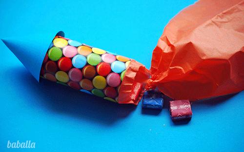 {Martes} Envolver regalos: unos cohetes festivos