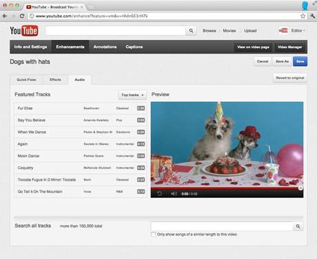 Nuevo Editor de Audio en YOUTUBE
