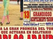 Fuerte apuesta novillero Carlos Aranda para inicio temporada