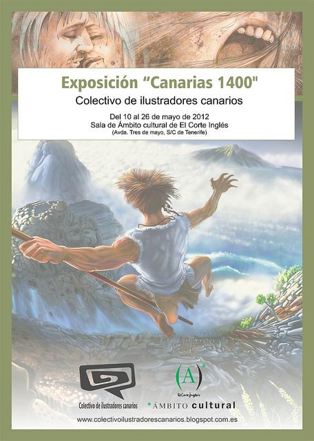 Exposición Canarias 1400 en la sala de El corte inglés de S/C de Tenerife