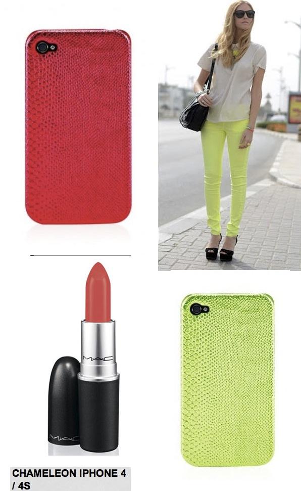 Fundas y carcasas iphone 4S neón