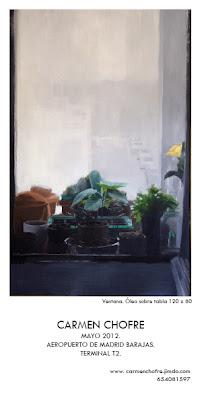 Madrid-Barajas acoge una nueva exposición con pinturas de Carmen Chofre