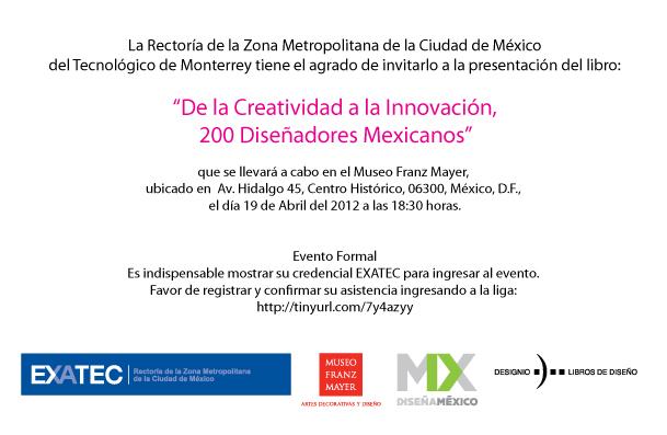De la Creatividad a la Innovación 200 Diseñadores Mexicanos