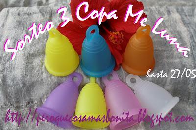 ¡Sorteo de 3 Copas menstruales Me Luna!