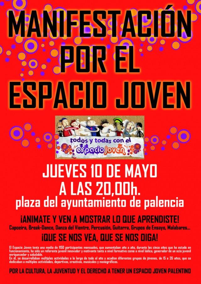 Manifestación Espacio Joven