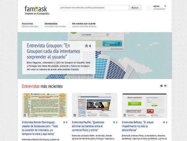 Famask.com ya está disponible, descubre un mundo de entrevistas