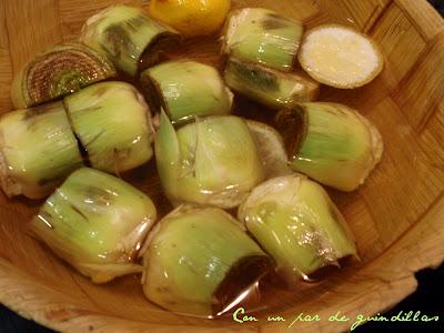 Menestra de cordero con alcachofas