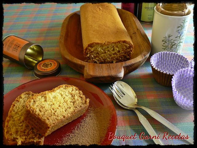 Para la hora del té, les propongo budín de miel y naranja