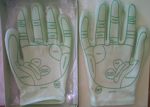 Mis guantes de masaje Herborist.