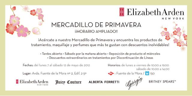 Ya está aquí el mercadillo de primavera de ELIZABETH ARDEN