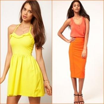 Los tonos cítricos también marcan tendencia esta temporada