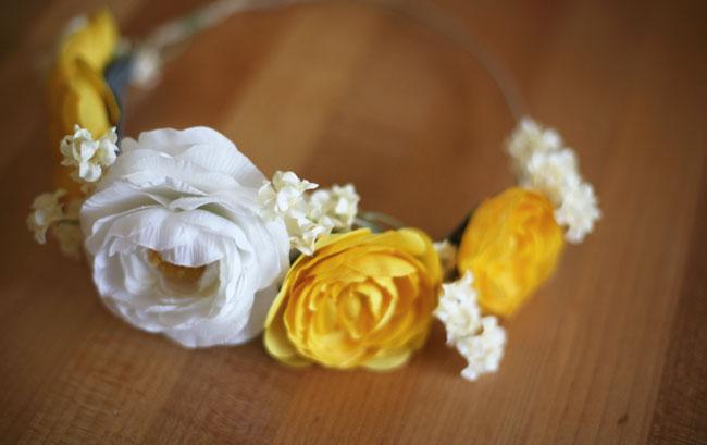 Tutorial: ¡Una corona de flores para la novia!