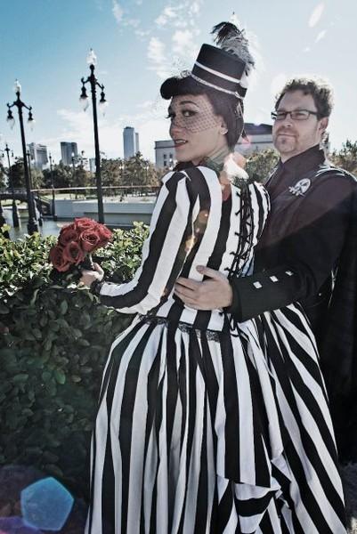 Algo azul... ¡Una boda a rayas!