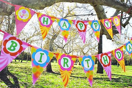 Fiesta de Lorax guirnalda de colores