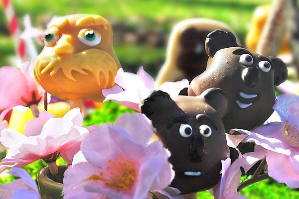 pasteles de colores de Lorax