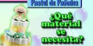 Cómo hacer una tarta de pañales