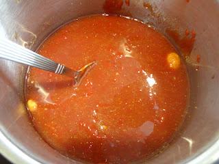 Alitas de pollo en salsa barbacoa