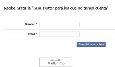 Aplicacion de mailchimp