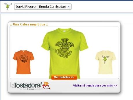 tienda de camisetas con la aplicacion añadir un link