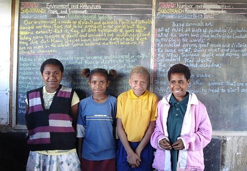 Escuela primaria en Goroka, Papúa Nueva Guinea. / Credit:Catherine Wilson/IPS.