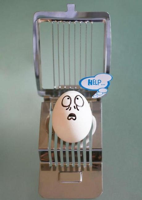De huevos…