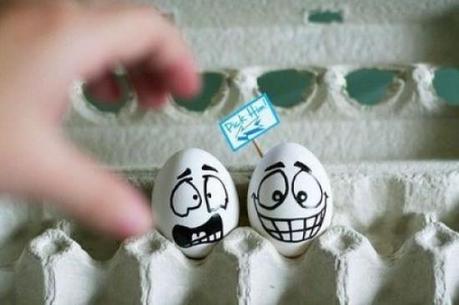 De huevos…