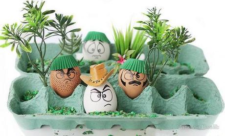 De huevos…