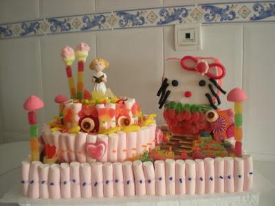 Tarta de chuches: Una Barbie-chuche paso a paso