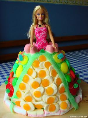 Tarta de chuches: Una Barbie-chuche paso a paso - Paperblog