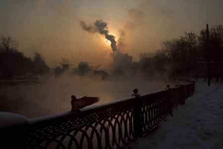 Gueorgui Pinkhassov 'On The River Youza'. Fotografía de Moscú.