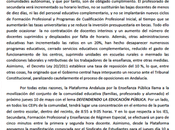 10-M movilízate Enseñanza Pública