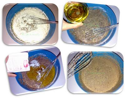 Magdalenas de morcilla y manzana