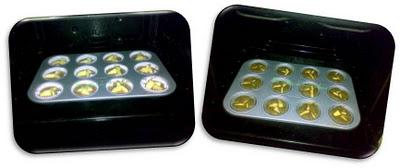 Magdalenas de morcilla y manzana