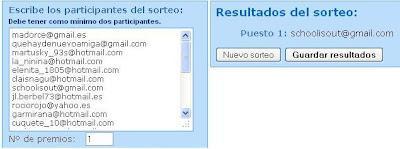 Y LA GANADORA SORTEO Y LA GANADORA SORTEO