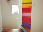 Decorar escalera colores