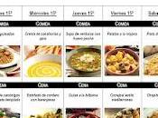 SEMANA Menú mensual Abril 2012