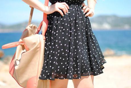 Dots dress and ...