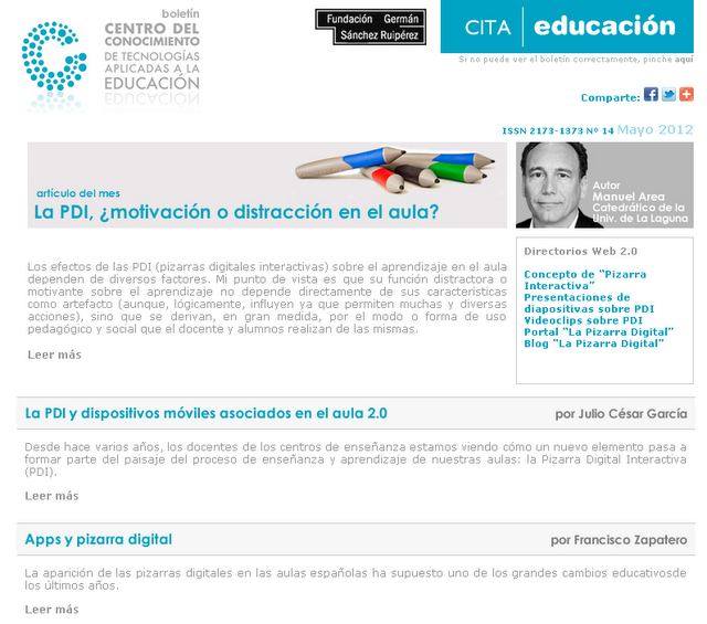 Boletín CITA: La PDI...no te lo pierdas