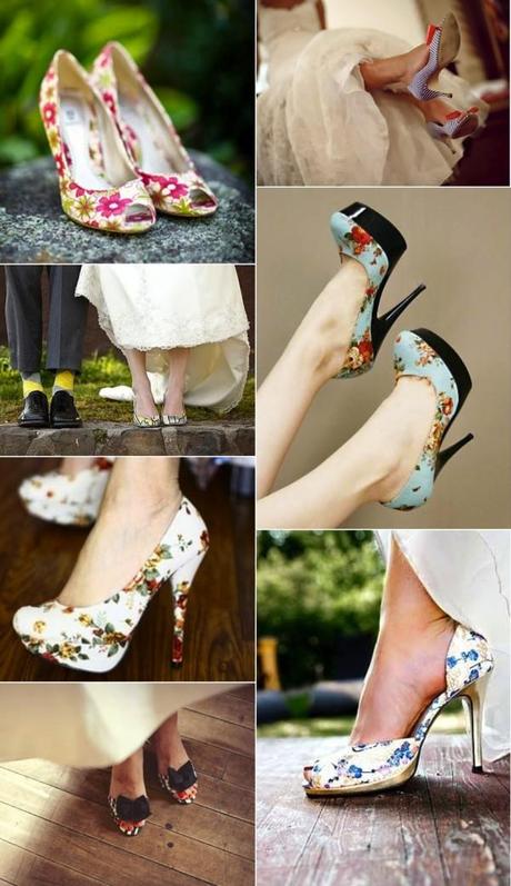 Tuesday-shoesday. Zapatos estampados para novia-bridal pattern shoes
