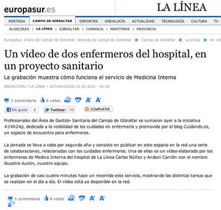 DOS ENFERMEROS, SÓLO PARTE DEL EQUIPO.