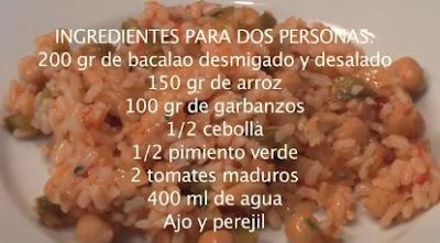 ¿Cocinamos Arroz con bacalao?