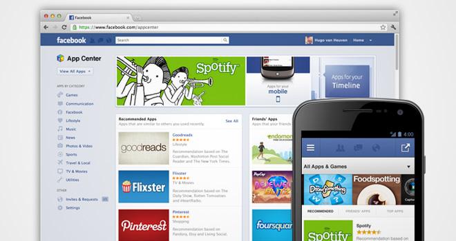 Facebook lanzará pronto App Center, su propia tienda de aplicaciones