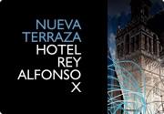 Nueva terraza del Hotel Rey Alfonso X