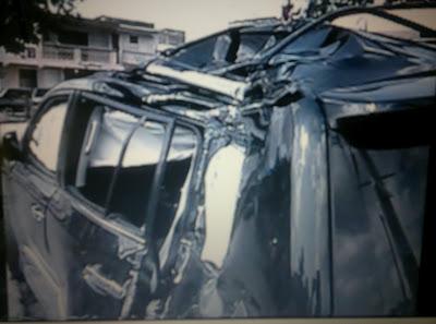 ACCIDENTE: Así quedó la flamante Jipeta de Elvis Martínez