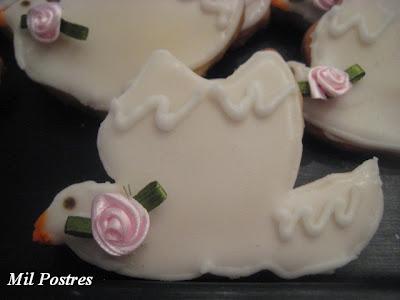 Galletas de naranja decoradas para Primera Comunión