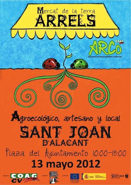 Sant Joan d'Alacant. Mercat de la terra Arrels 2012: agroecológico, artesano y local