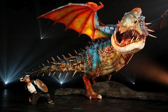 Espectacular funciones en vivo de How To Train Your Dragon